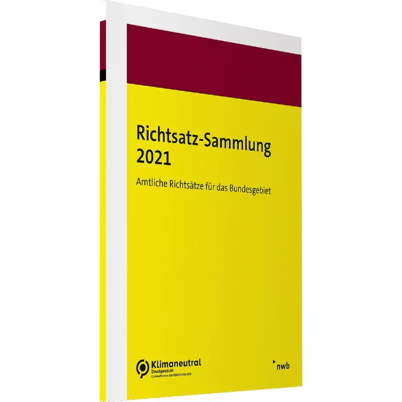 Richtsatz-Sammlung 2021