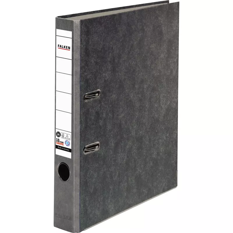 Falken Ordner S50 DIN A4 50mm RC Pappe grau