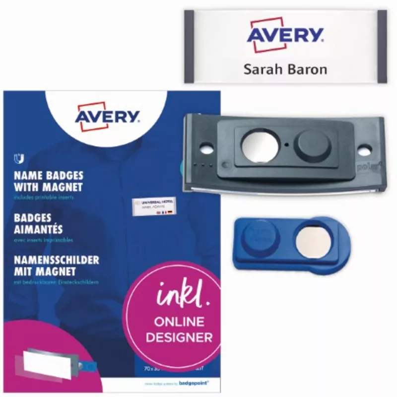 Avery Namensschild polar 70x30mm an 5St.