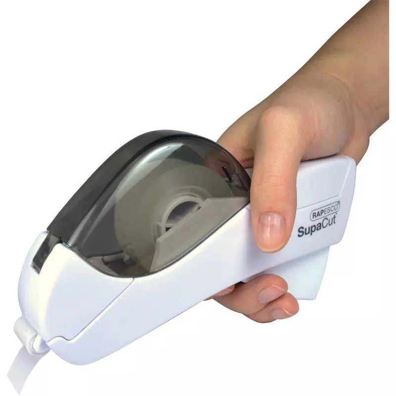 Rapesco SupaCut Klebebandspender, inkl. zwei Klebebandrollen