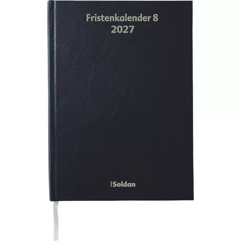 SoldanPlus Fristenkalender FK8 / 2027, schwarz