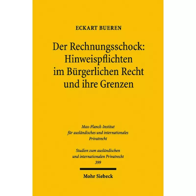 Der Rechnungsschock: Hinweispflichten im Bürgerlichen Recht und ihre Grenzen