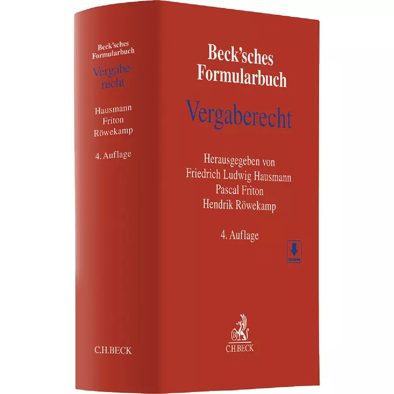 Beck'sches Formularbuch Vergaberecht