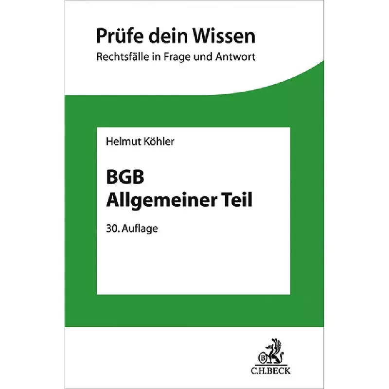 BGB Allgemeiner Teil