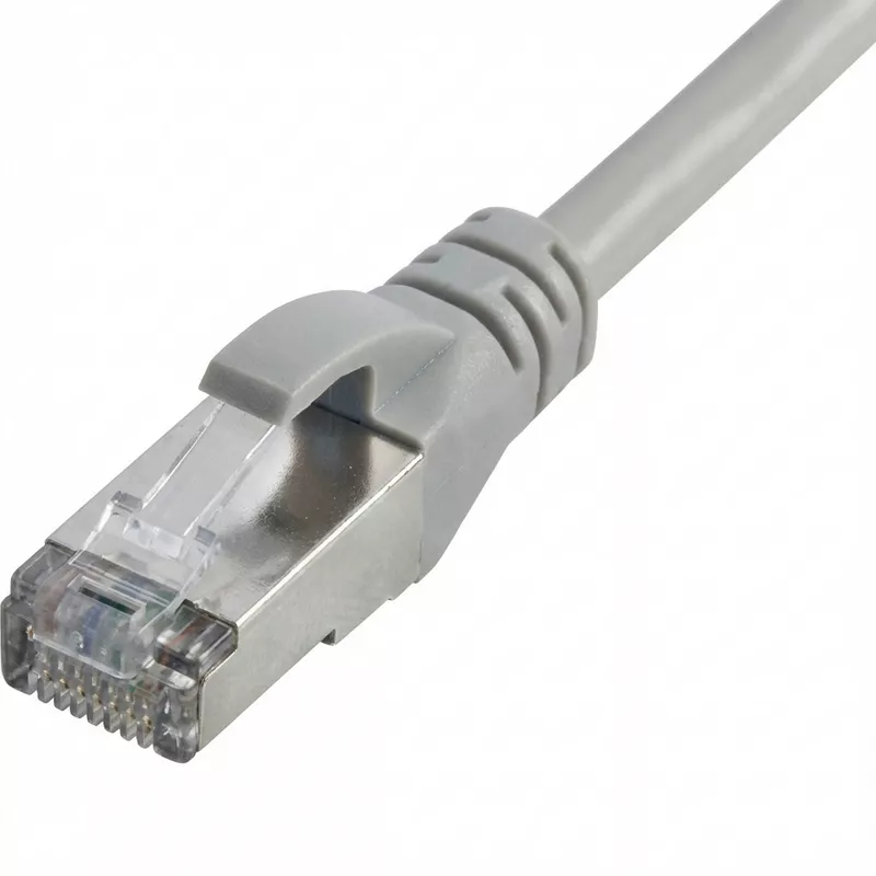 Captiva Kabel Patchkabel CAT 6a Kabel fr Netzwerk, LAN und Ethernet 5m grau