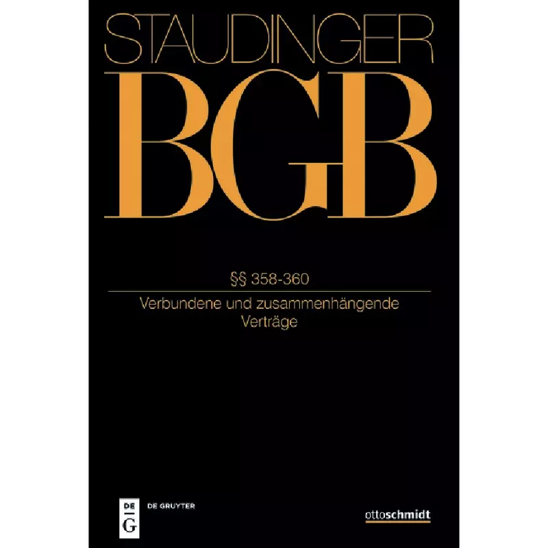 BGB - Bürgerliches Gesetzbuch - Buch 2 Recht der Schuldverhältnisse  §§ 358-360