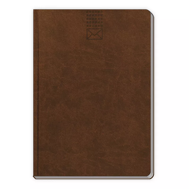 Adressbuch Soft, A5, 15 x 21 cm, braun TRÖTSCH 20124N