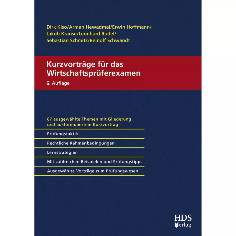 Kurzvorträge für das Wirtschaftsprüferexamen