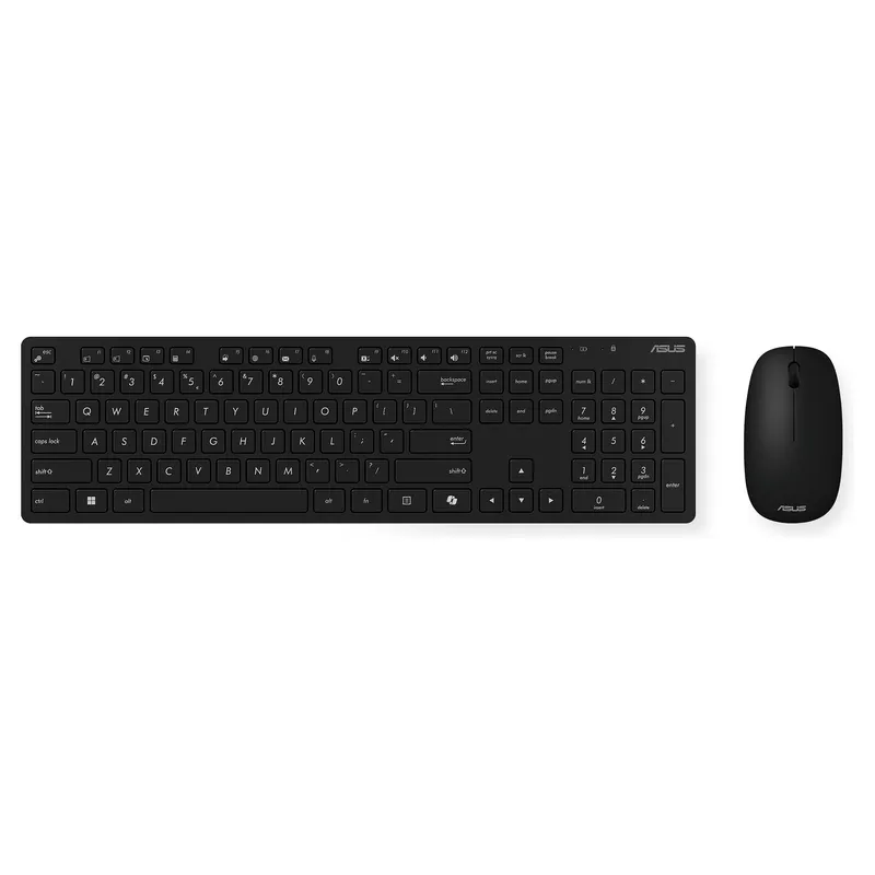 Asus W5000 kabelloses Tastatur-Maus-Set. dt. Layout. Schwarz