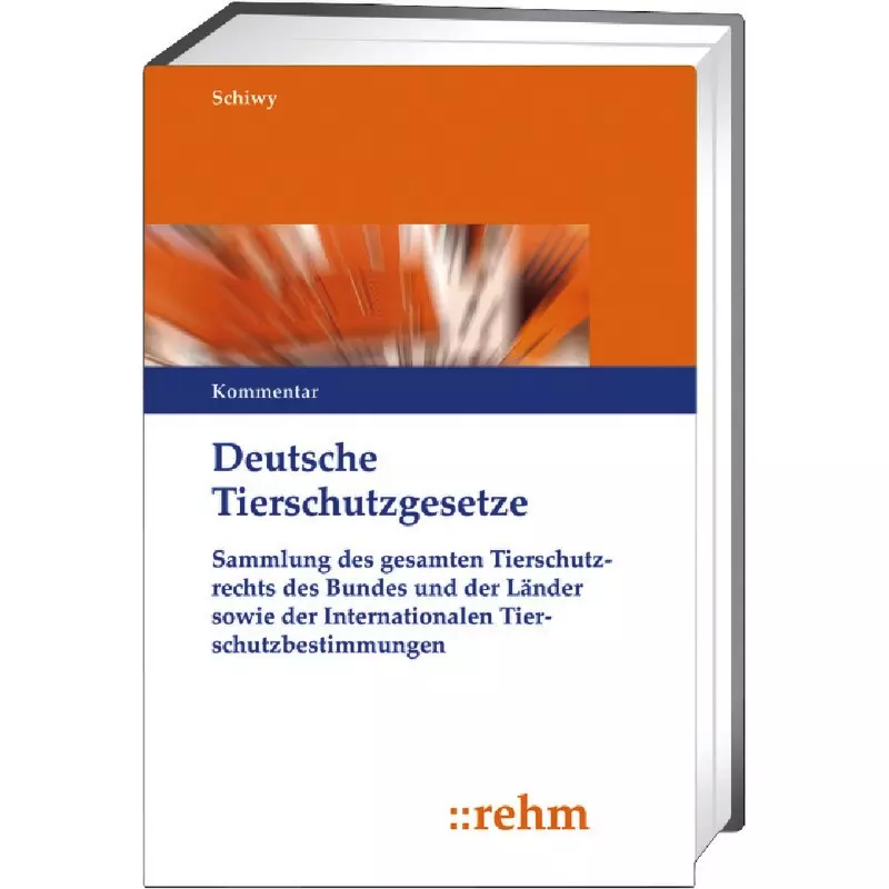 Deutsche Tierschutzgesetze - mit Fortsetzungsbezug