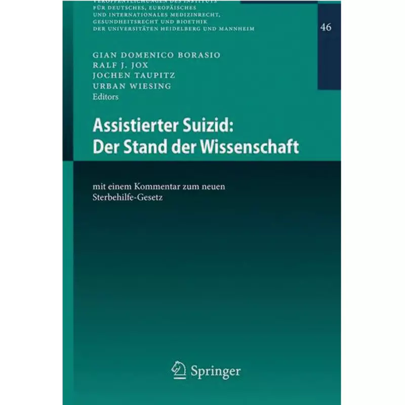 Assistierter Suizid: Der Stand der Wissenschaft