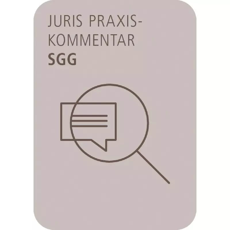 juris PraxisKommentar SGG Sozialgerichtsgesetz  - online