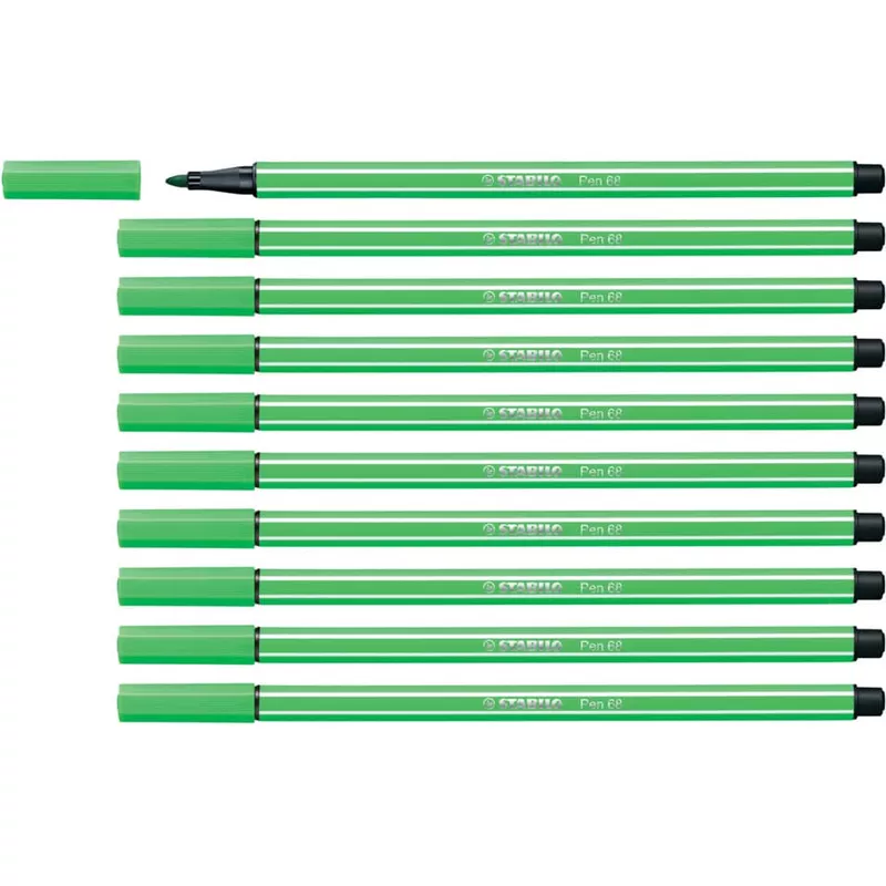 Fasermaler Pen 68, 1mm, laubgrün STABILO 68/43