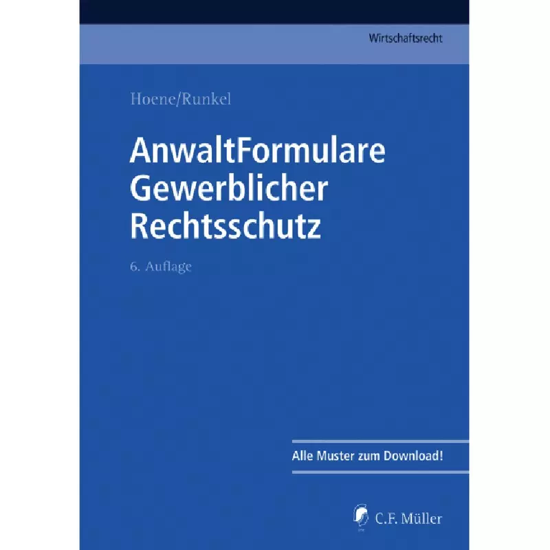 AnwaltFormulare Gewerblicher Rechtsschutz