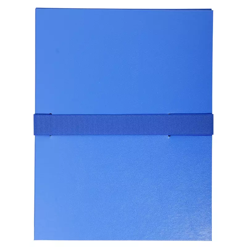 Dokumentenmappe mit dehnbarem Rücken und 1 Klappe, Balacronbezug, Klettverschlussband, 24x32cm für DIN A4 - Farben sortiert