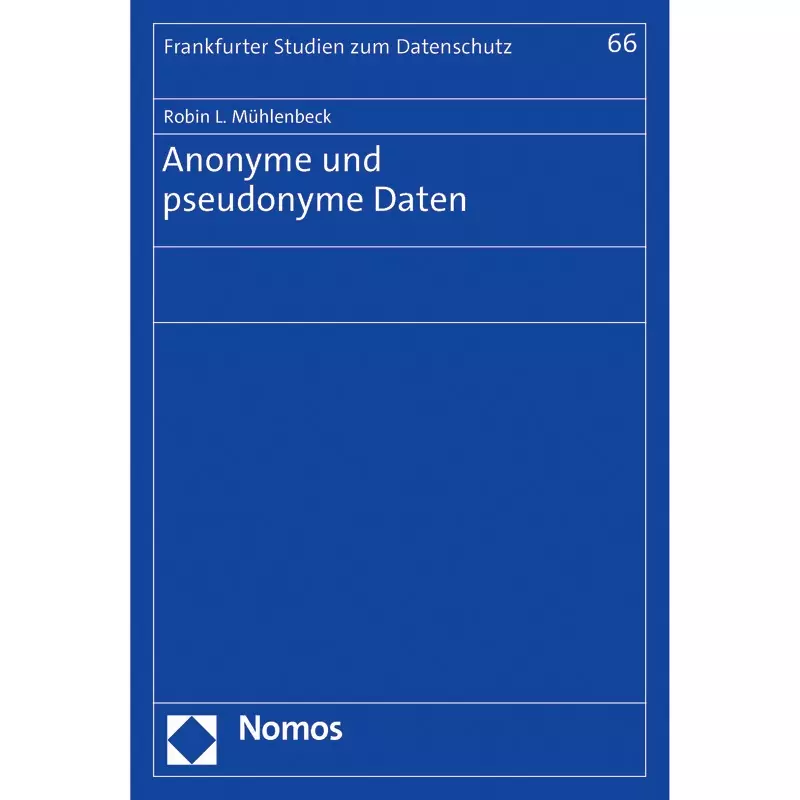 Anonyme und pseudonyme Daten