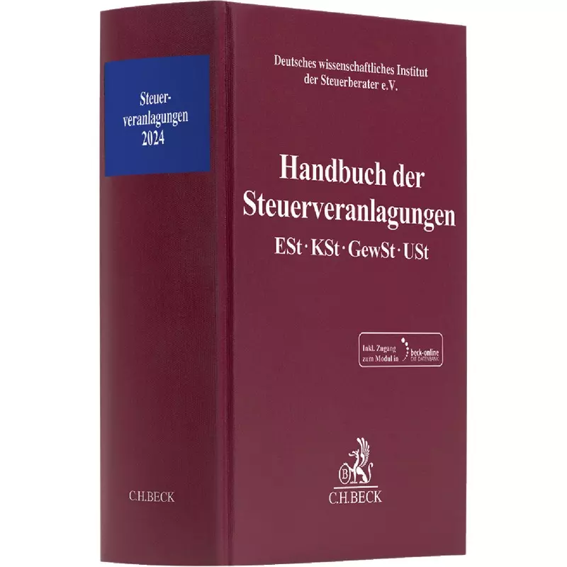 Handbuch der Steuerveranlagungen 2024