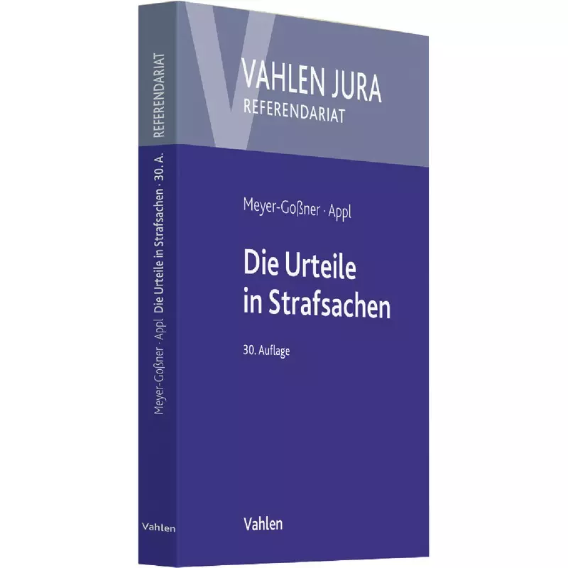 Die Urteile in Strafsachen