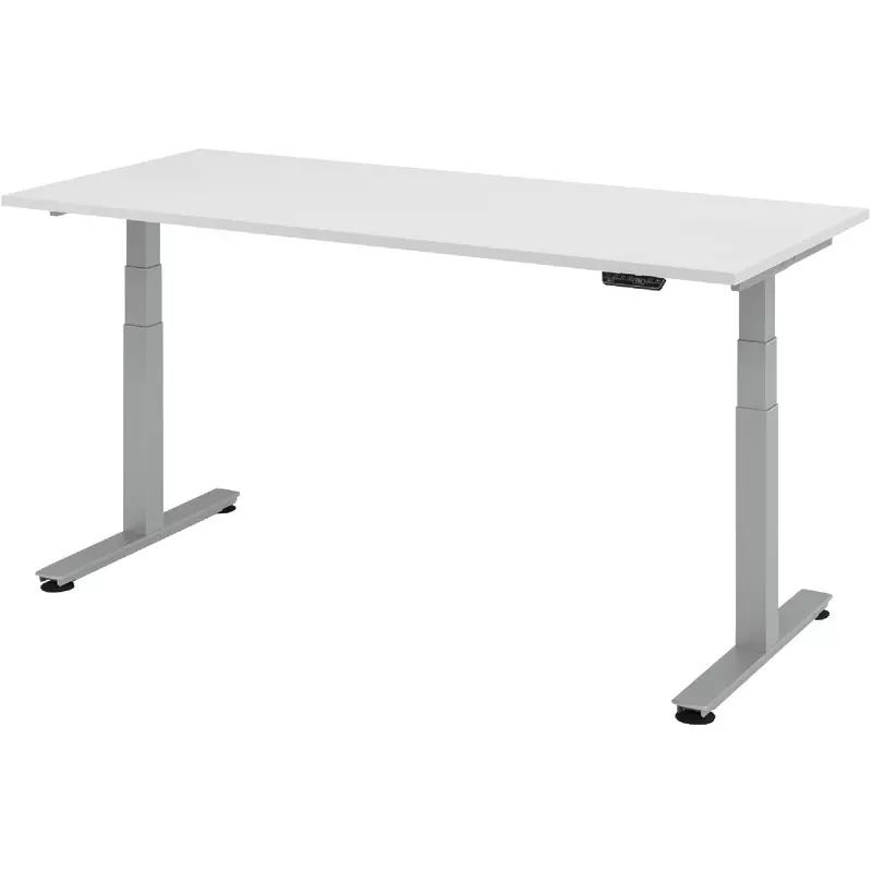 SoldanOffice Schreibtisch, höhenverstellbar, Ergonomic Aktiv T XDSM, Rechteckform, B x H x T: 1.800 x 635 - 1.285 x 800 mm