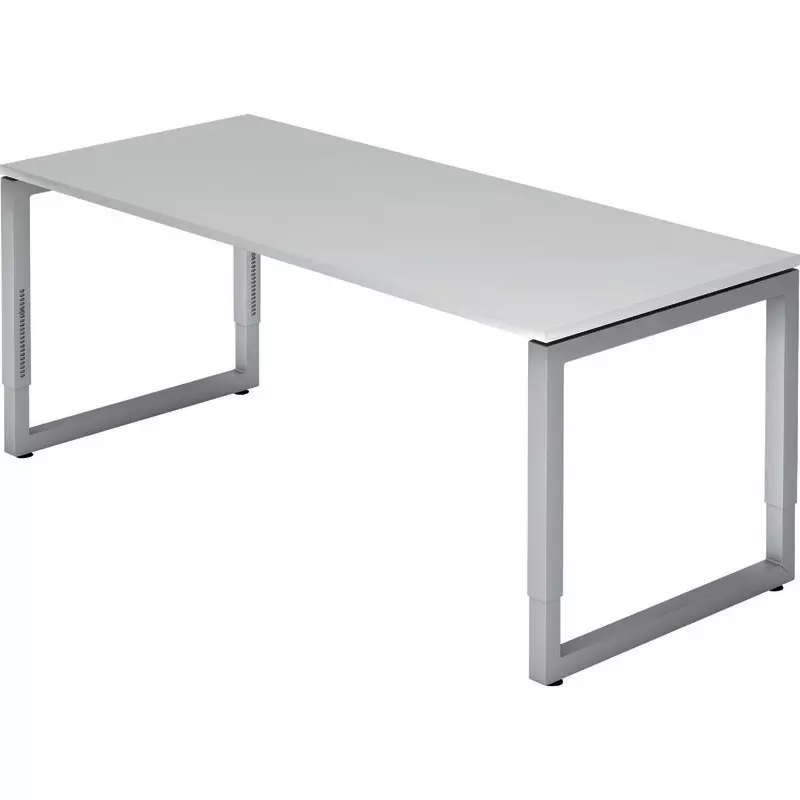 SoldanOffice Schreibtisch Quadro, B x H x T: 1.800 x 650 – 850 x 800 mm