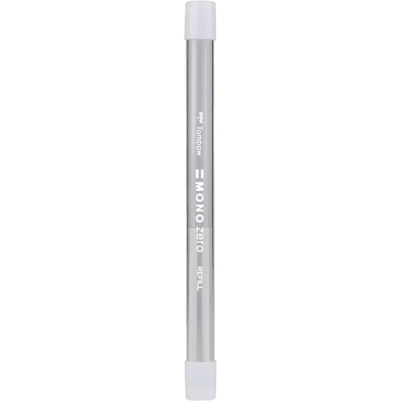 TOMBOW Nachfüllung für Radierstift MONO zero, runde Spitze, 2,3 mm Durchmesser, 2 Stück