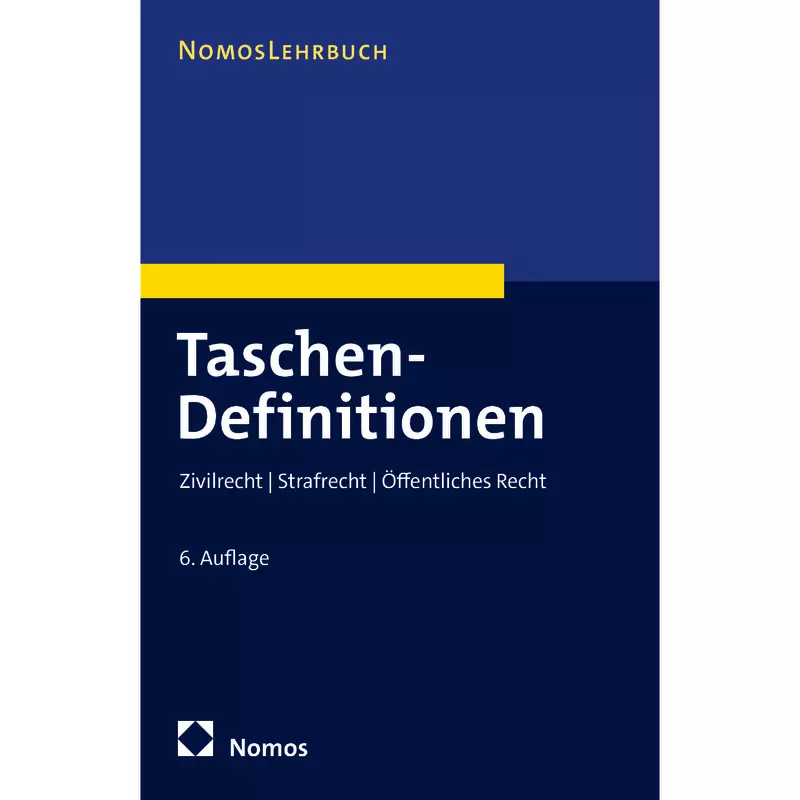 Taschen-Definitionen
