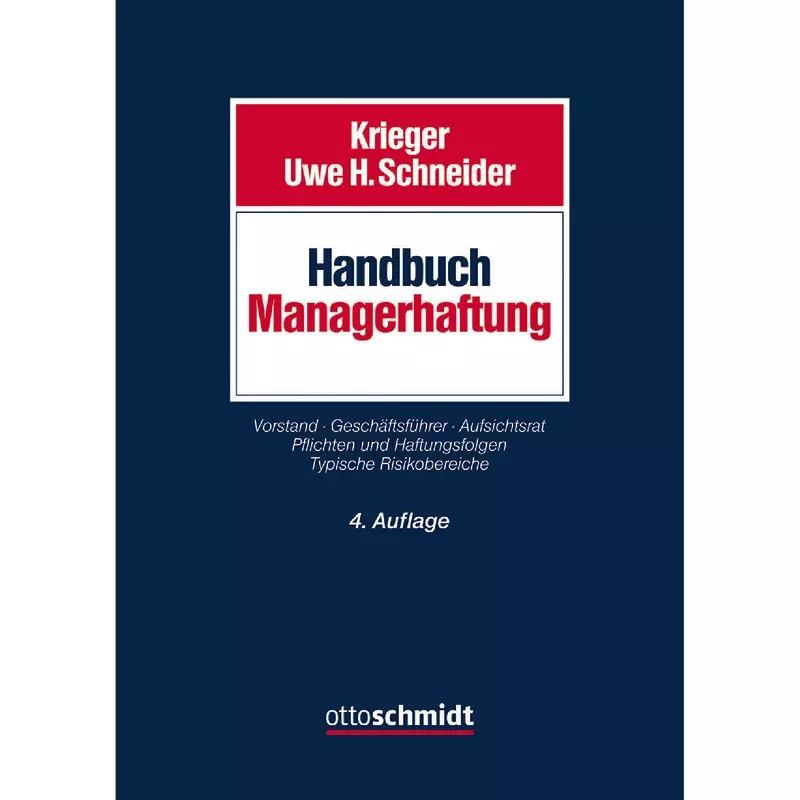 Handbuch Managerhaftung