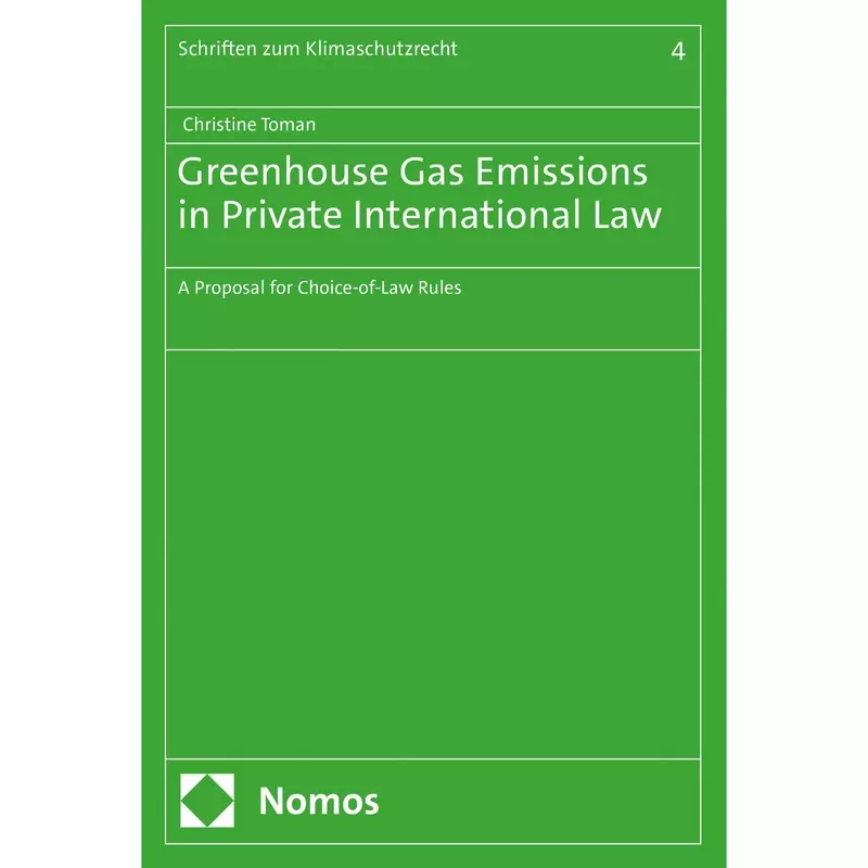 Greenhouse Gas Emissions in Private International Law
