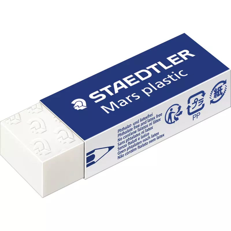 Staedtler Radierer Mars plastic 65x13x23mm PVC ws