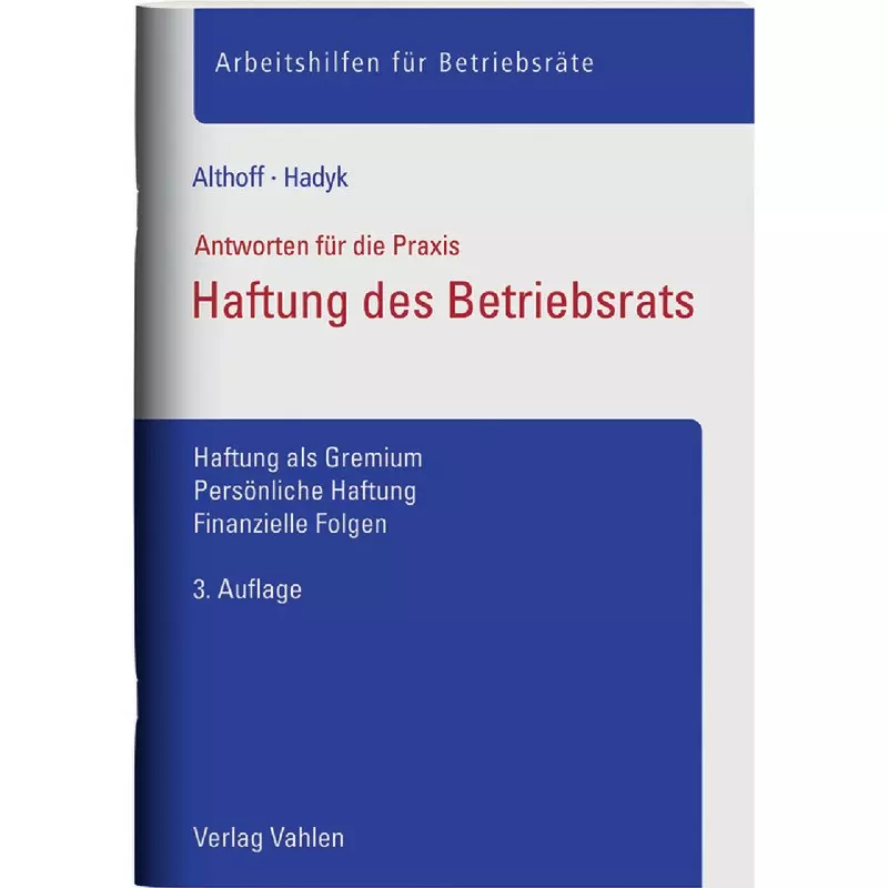 Haftung des Betriebsrats