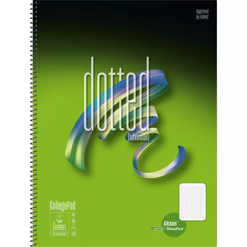 Staufen Collegeblock Advanced A4 80 Blatt 70 g/qm Lineatur Dotted