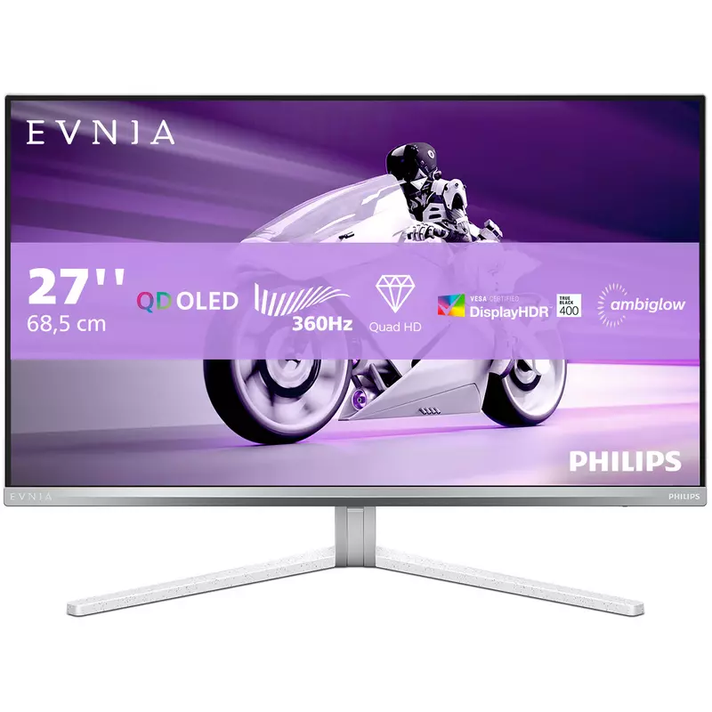67,3 cm/26,5 (2560×1440) Philips 27M2N8500/00 16:9 QHD QD OLED 0,03 ms 360 Hz HDMI 2.1 DP 1.4 USB Black
