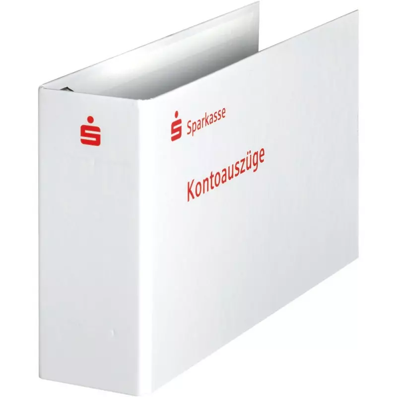 Sparkasse Kontoauszugs-Ordner DIN lang, weiß