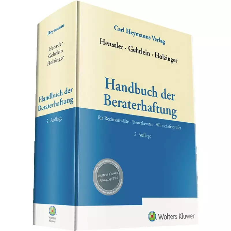 Handbuch der Beraterhaftung
