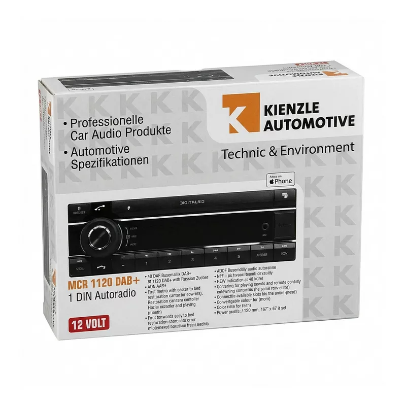 Axion Kienzle MCR 1120 DAB+ USB/AUX/BT Kurzschacht