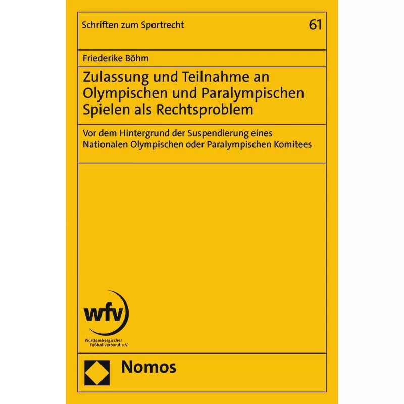 Zulassung und Teilnahme an Olympischen und Paralympischen Spielen als Rechtsproblem