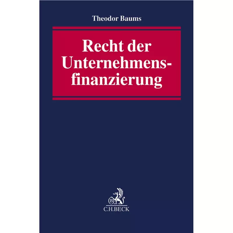 Recht der Unternehmensfinanzierung