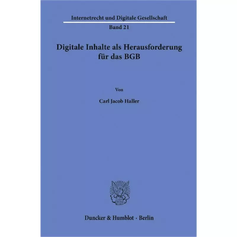Digitale Inhalte als Herausforderung für das BGB