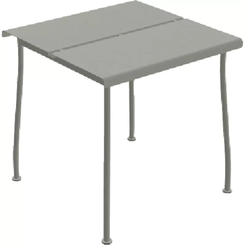 .mdd Gartentisch Flaner, perlweiß matt struckturell, pulverbeschichtet, 75x75cm, H 74 cm