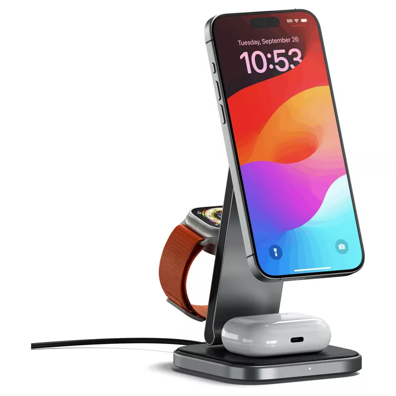 3-in-1 Foldable Qi2 Wireless Charging Stand