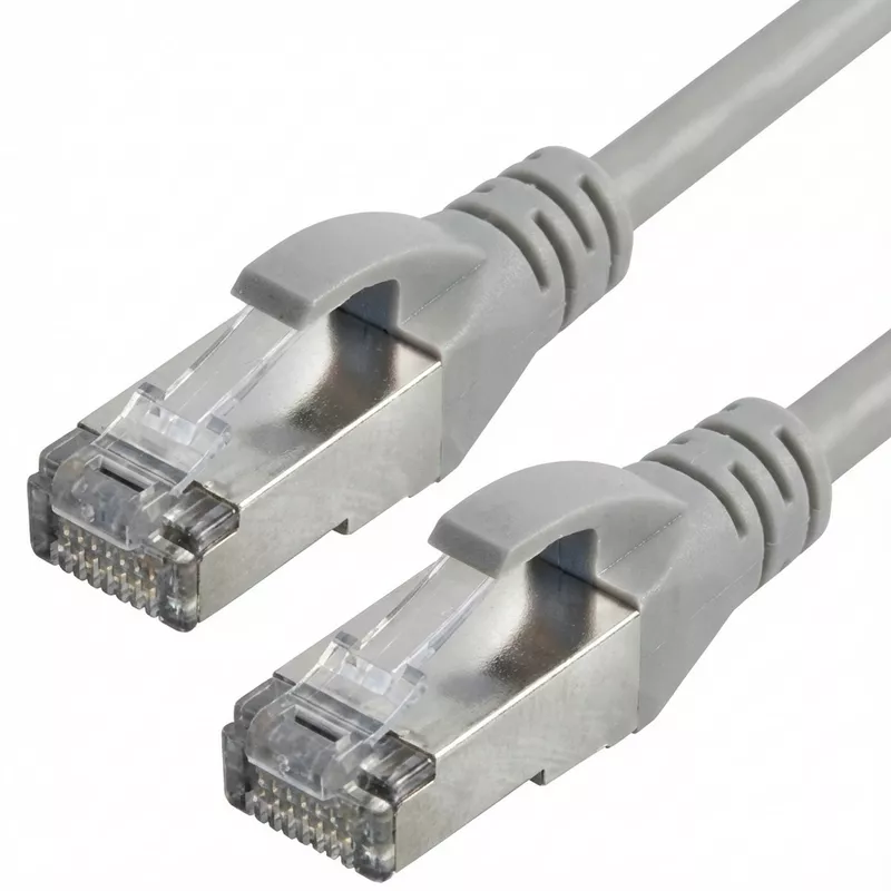 Captiva Kabel Patchkabel CAT 6a Kabel fr Netzwerk, LAN und Ethernet 2m grau