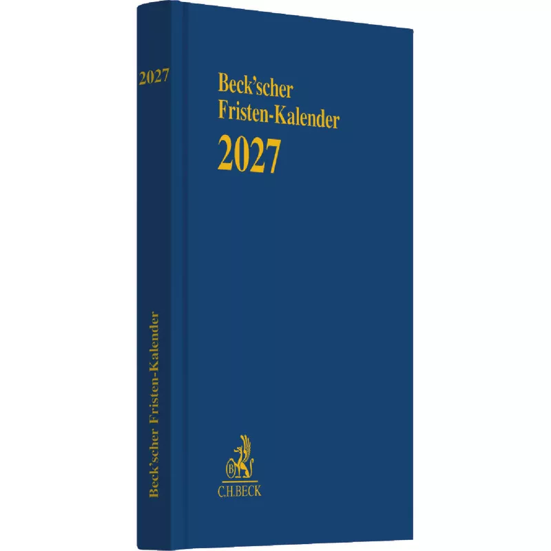 Beck'scher Fristen-Kalender 2027