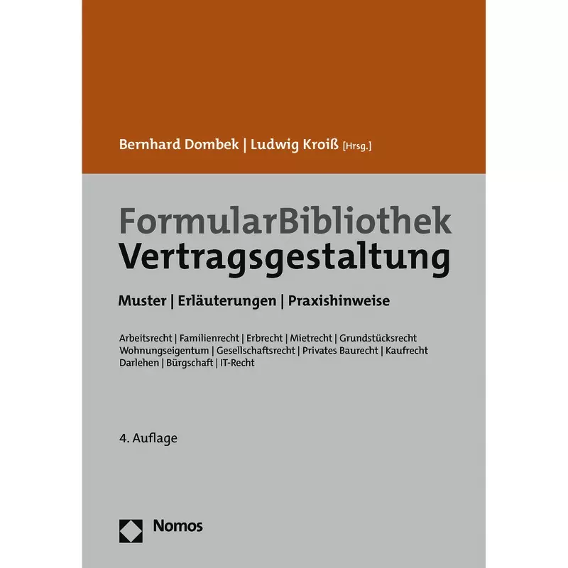 FormularBibliothek Vertragsgestaltung