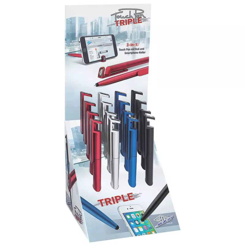 Kugelschreiber Touchpen Triple 3in1 WEDO 26151299