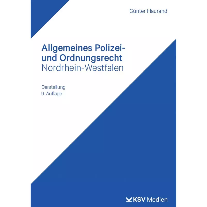 Allgemeines Polizei- und Ordnungsrecht Nordrhein-Westfalen