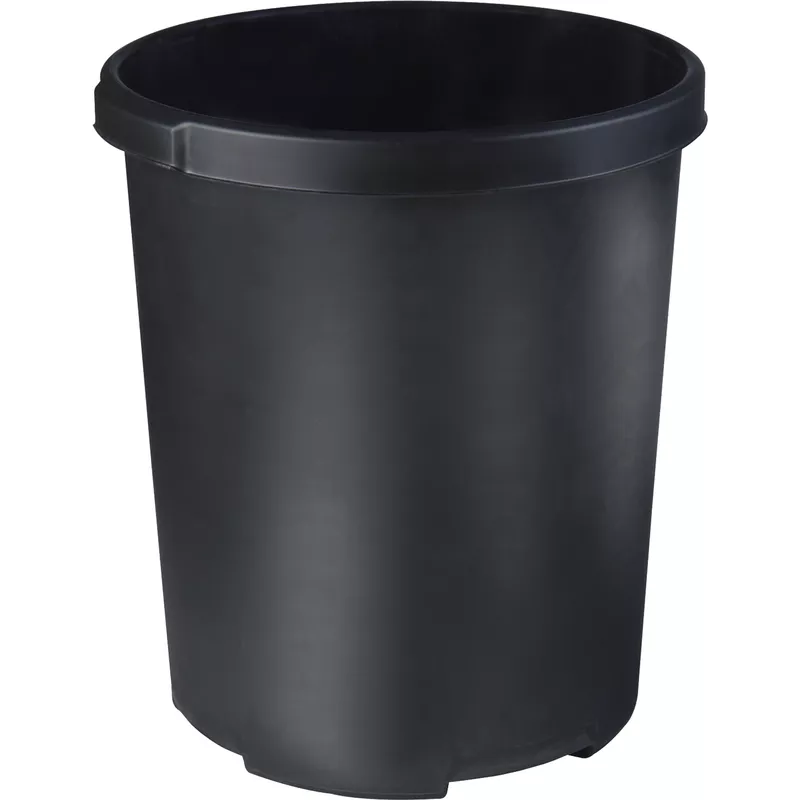 HAN Großpapierkorb KLASSIK XXL 50l Griffmulden sw
