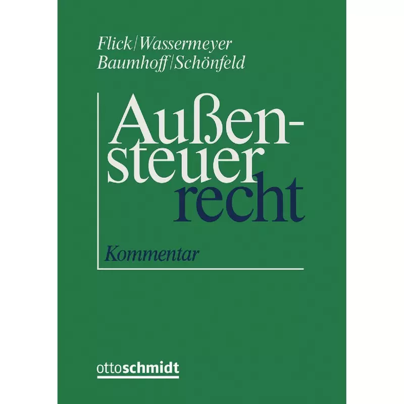 Außensteuerrecht Kommentar - ohne Fortsetzungsbezug