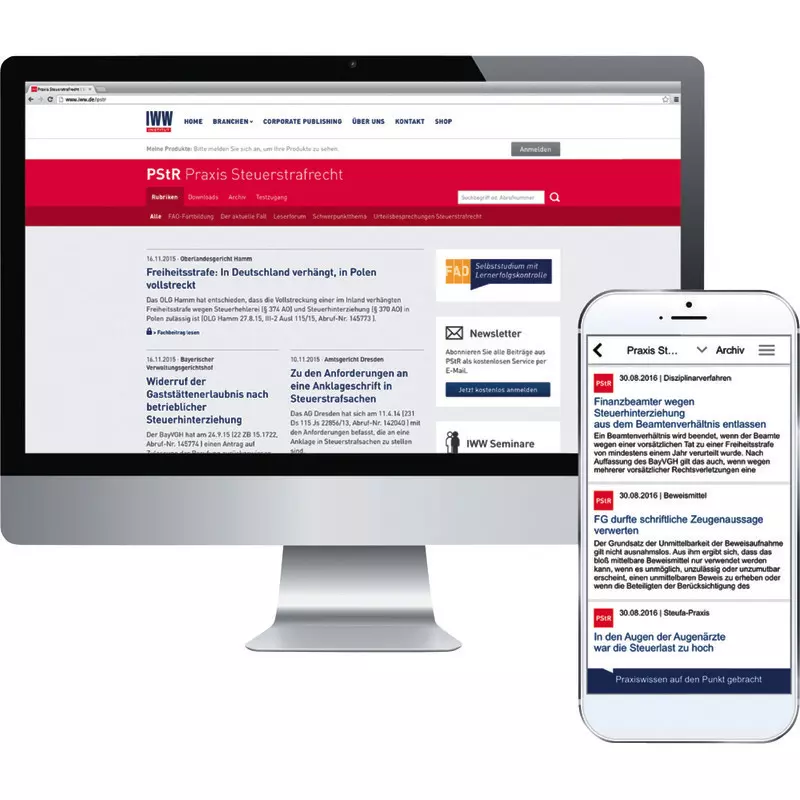 IWW PStR Praxis Steuerstrafrecht digital