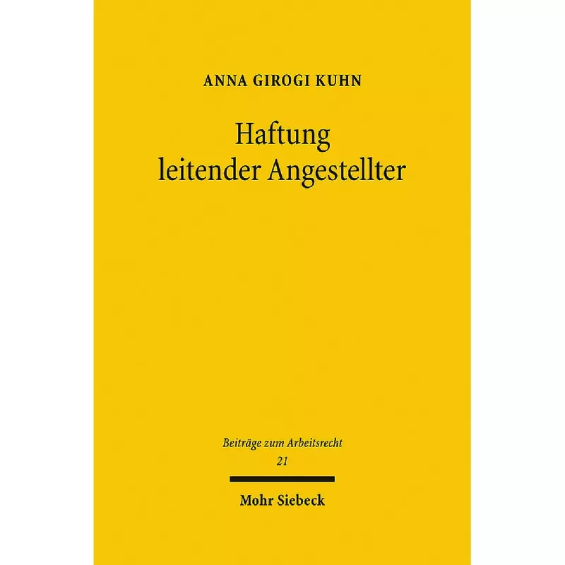 Haftung leitender Angestellter