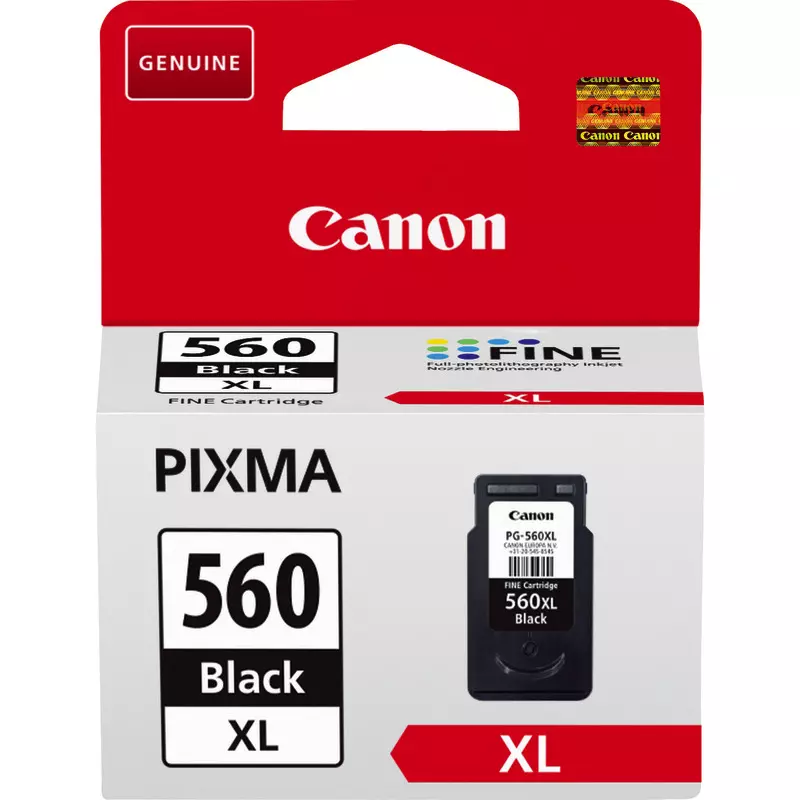 Canon Tinte PG-560XL 3712C001 Schwarz bis zu 400 Seiten gemäß ISO/IEC 24734